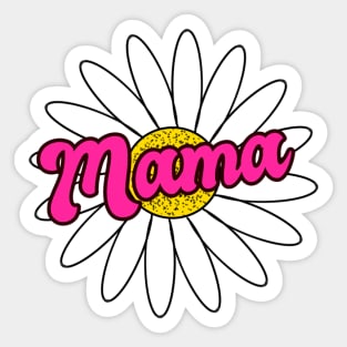 Mama with Daisy flower Sticker